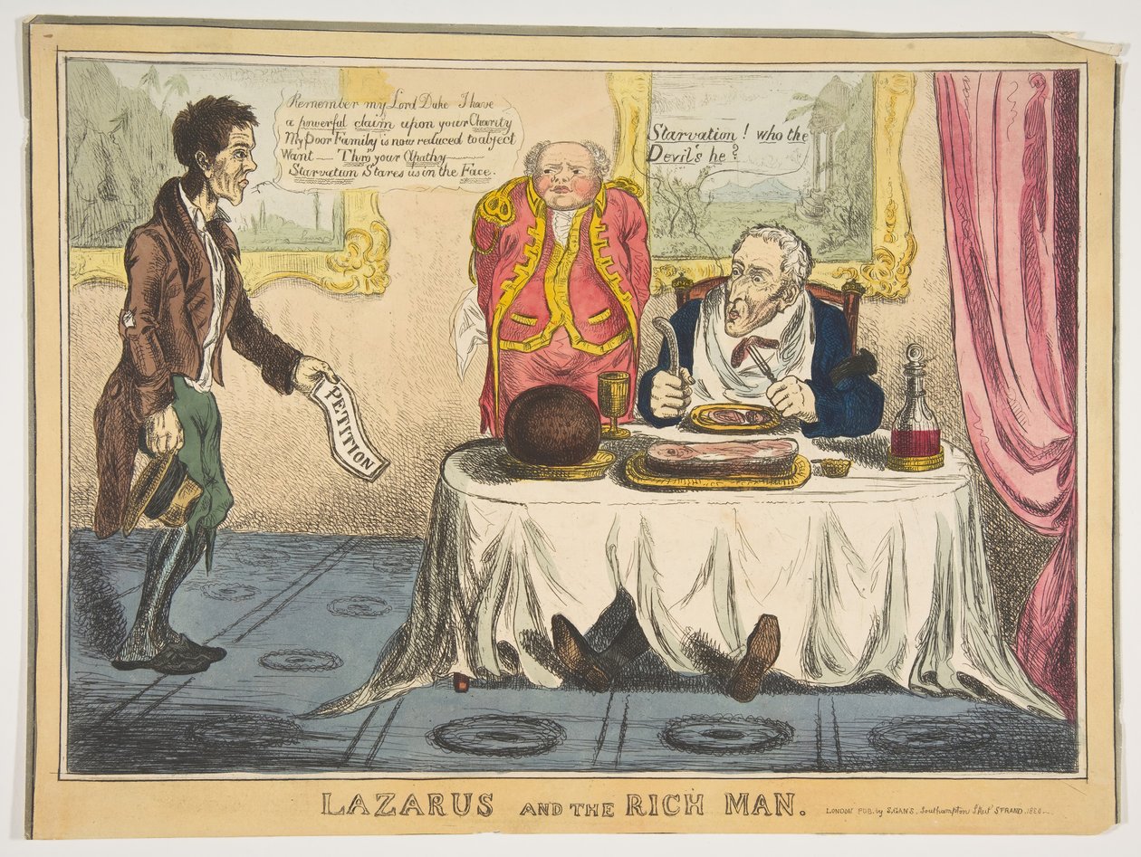 Lazarus und der reiche Mann von Unbekannt
