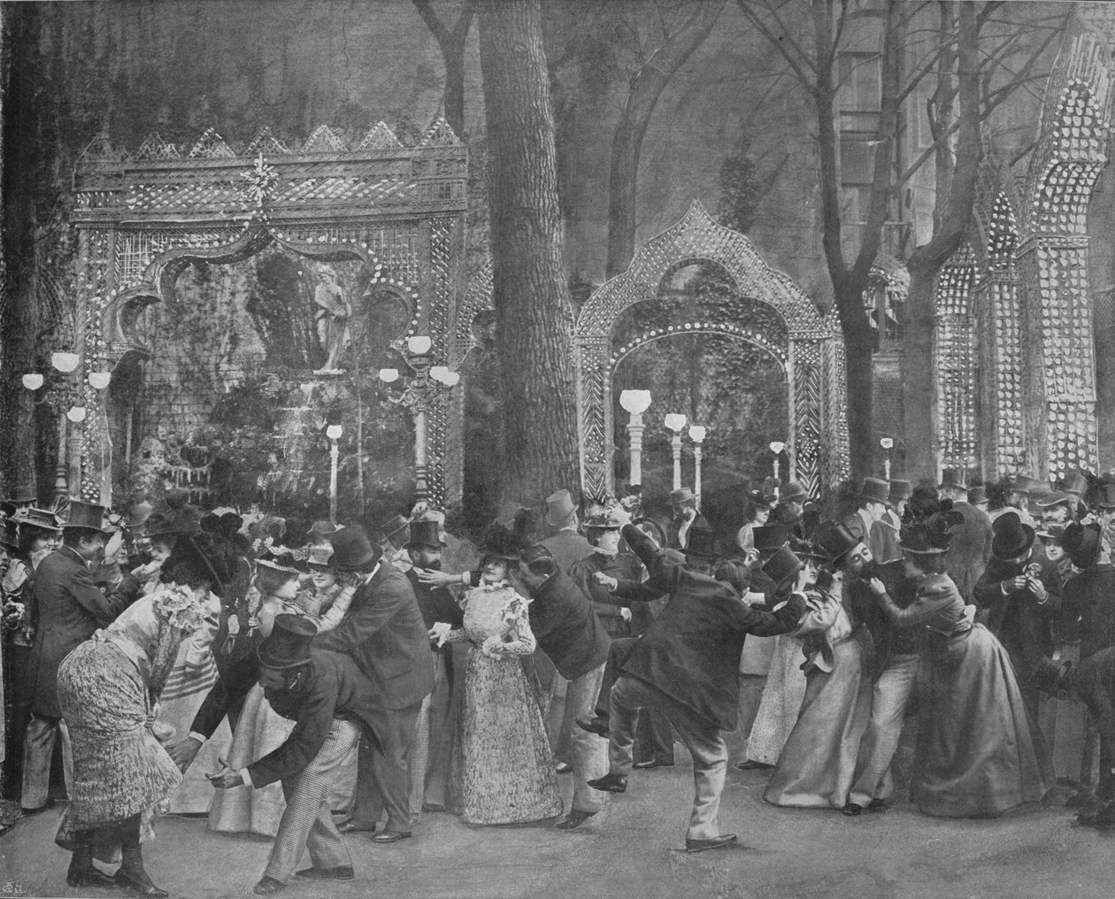 Le Jardin Du Bal Bullier, 1900 von Unbekannt