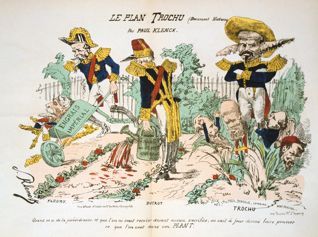 Der Plan Trochu, 1870-1871 von Unbekannt
