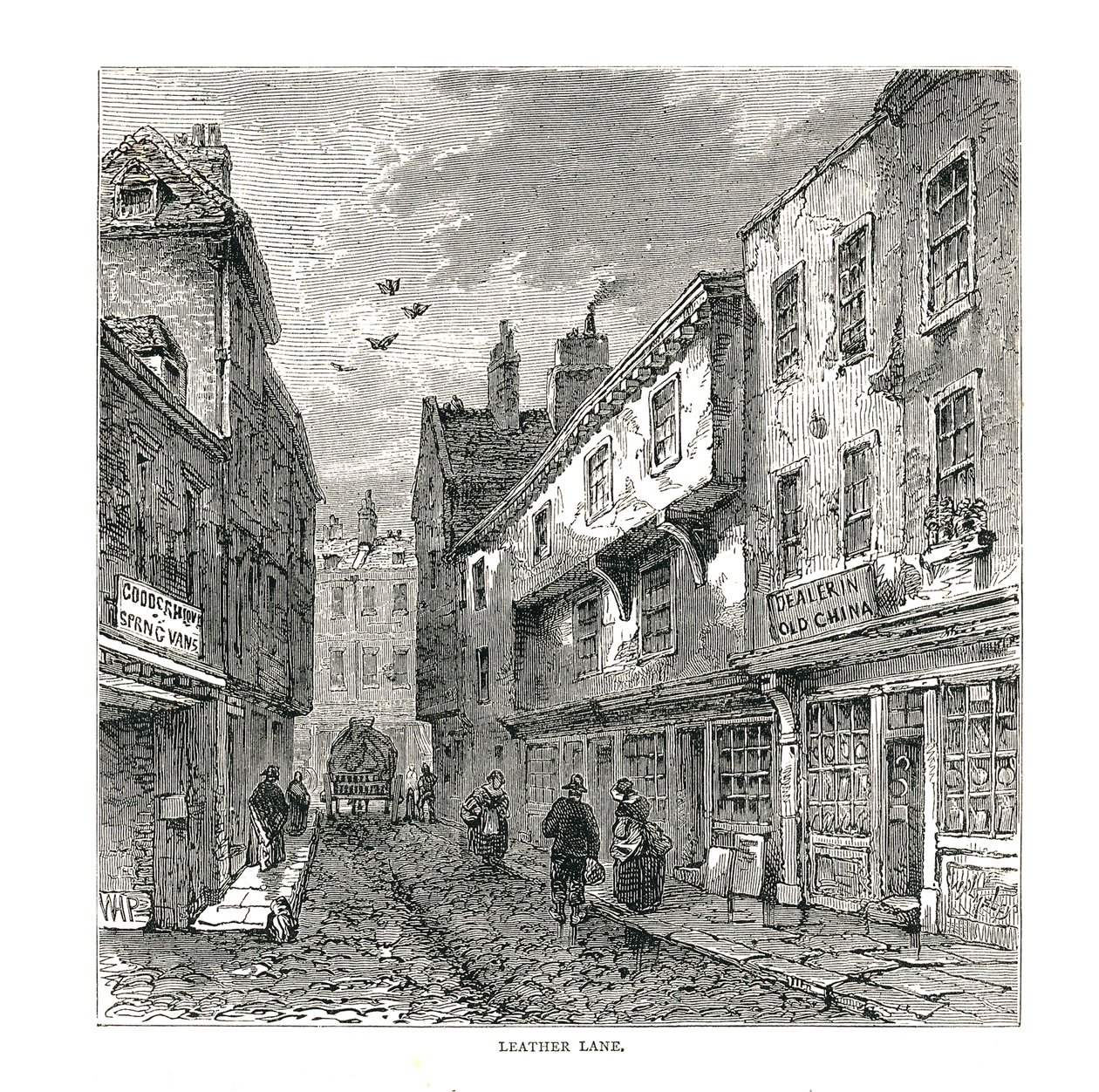 Leather Lane, 1878 von Unbekannt