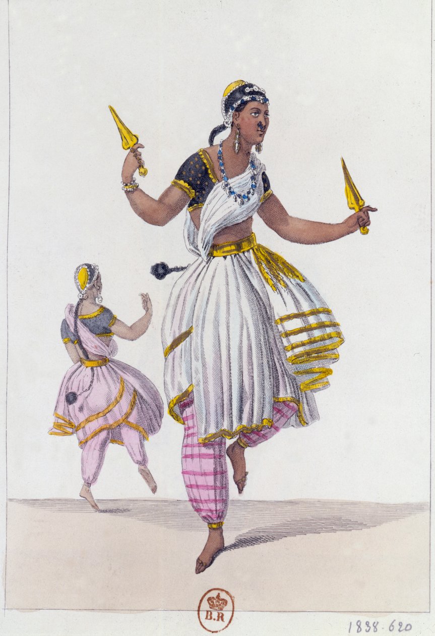 Les Bayaderes, 1838 von Unbekannt