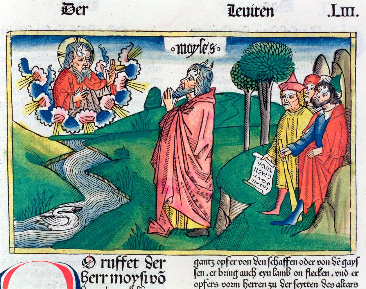 Levitikus 1:1-7: das Gesetz der Opfer von Unbekannt