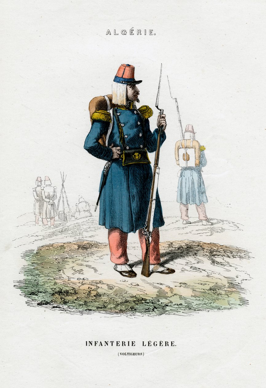Leichte Infanterie, französische Armee in Algerien von Unbekannt