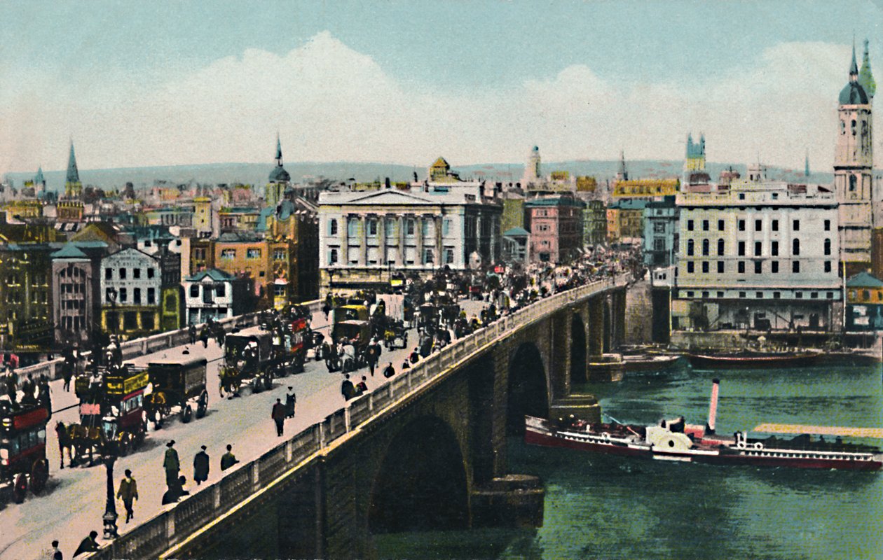 London Bridge, um 1900er von Unbekannt