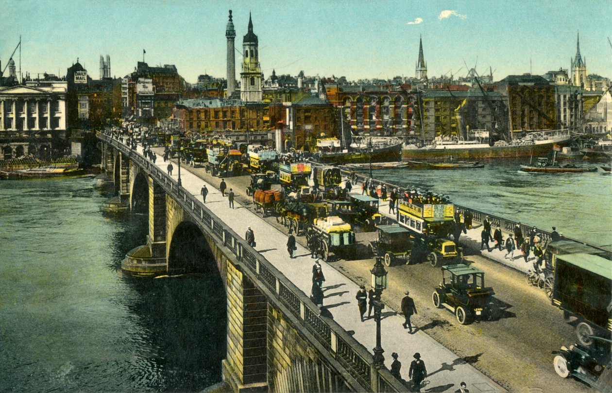 London Bridge, ca. 1910 von Unbekannt