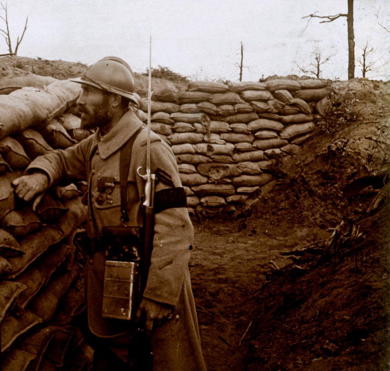 Aussichtspunkt, ca. 1914-1918 von Unbekannt