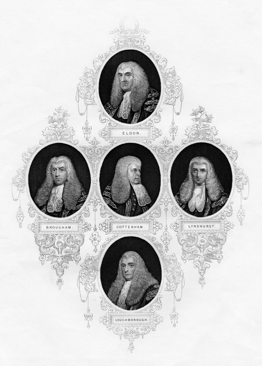Lordkanzler von Großbritannien, 1877 von Unbekannt