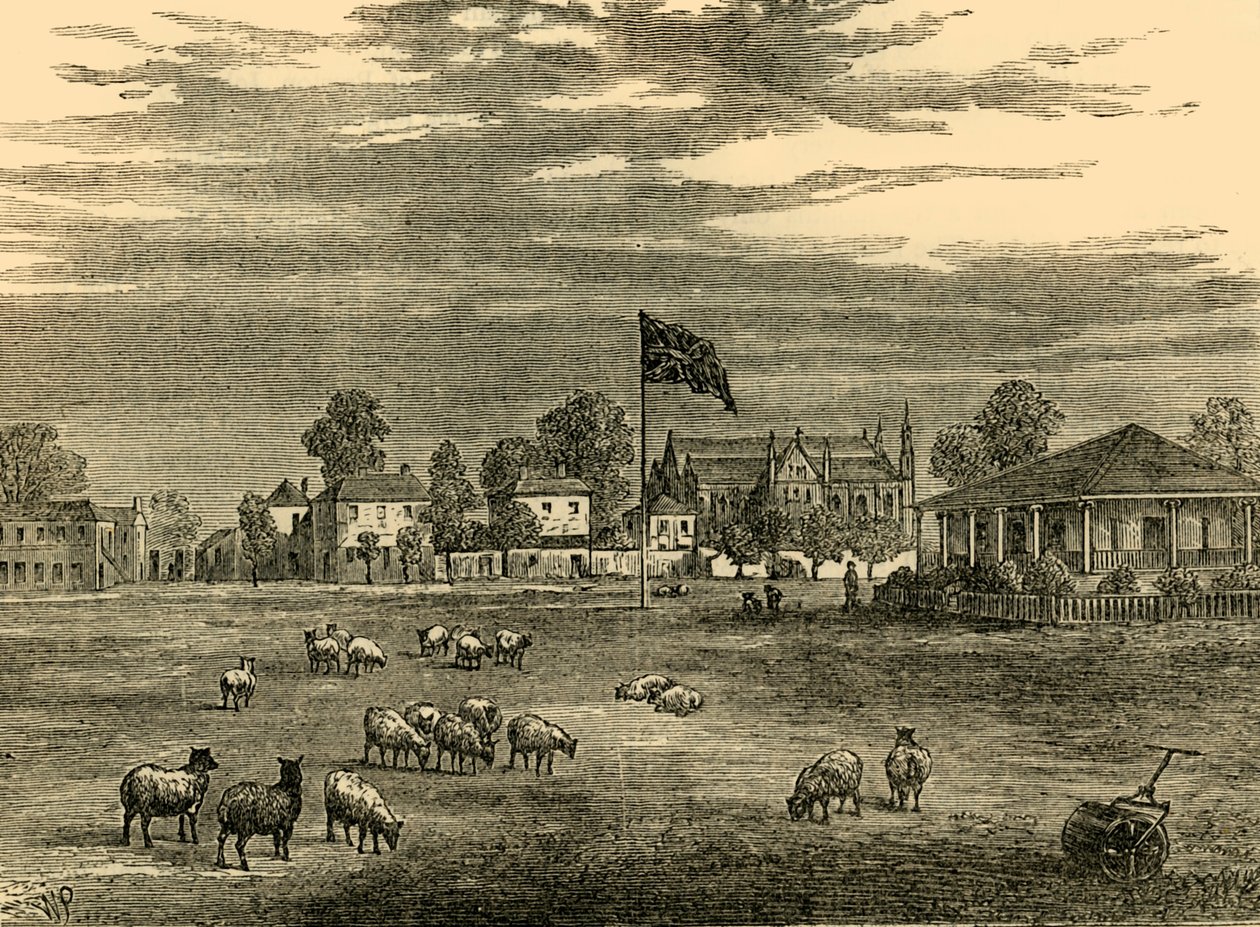 Lords Ground im Jahr 1837, ca. 1876 von Unbekannt