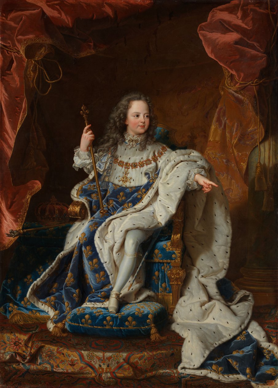 Ludwig XV. 1710-1774 als Kind, ca. 1716-24 von Unbekannt