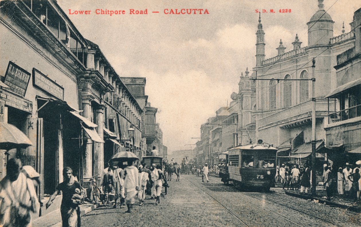 Lower Chitpore Road - Kalkutta von Unbekannt