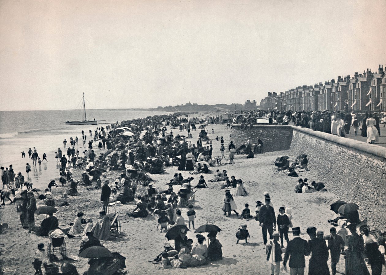 Lowestoft - Am Strand, 1895 von Unbekannt