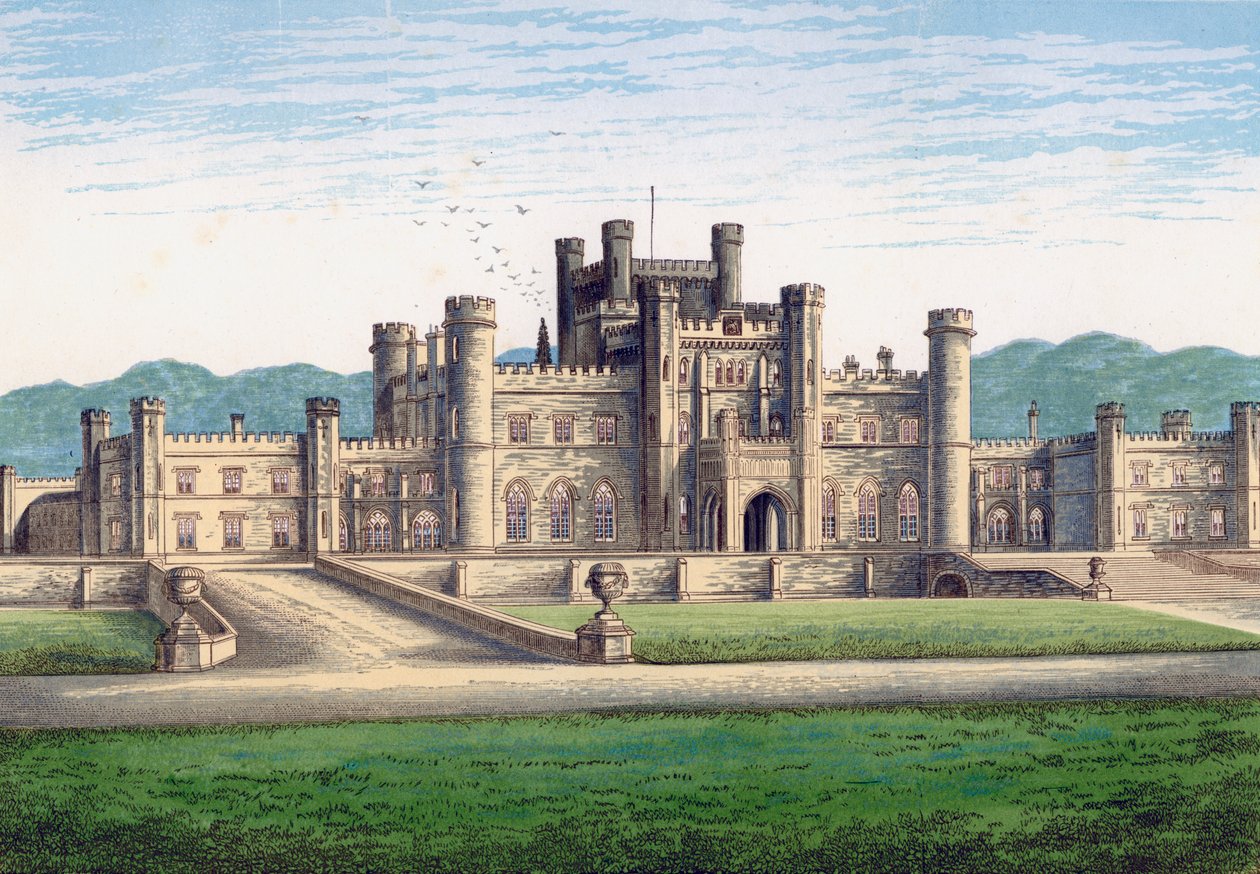 Lowther Castle, Cumbria, spätes 19. Jahrhundert von Unbekannt