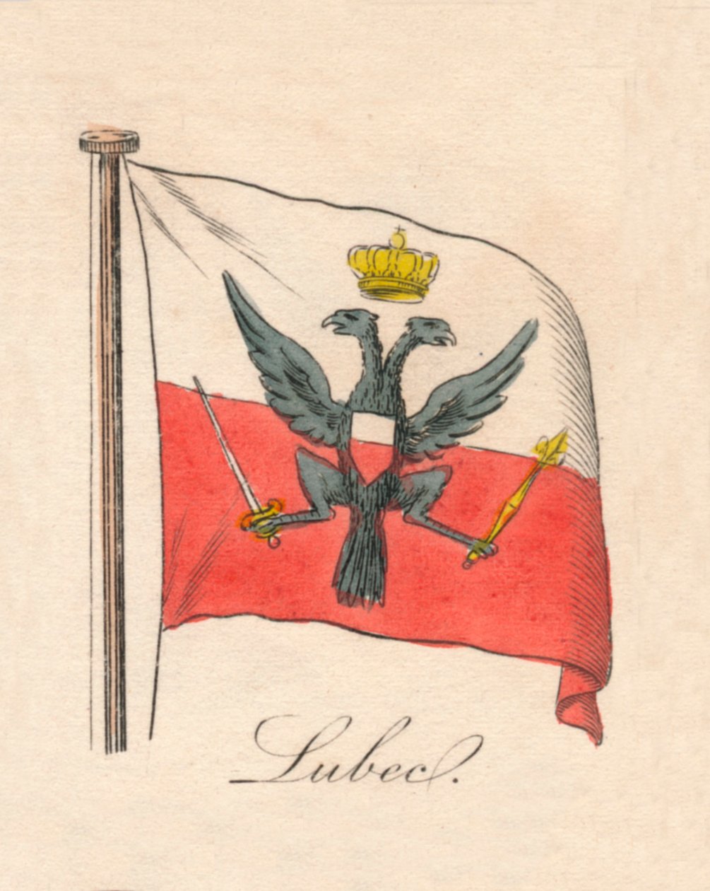 Lübeck, 1838 von Unbekannt