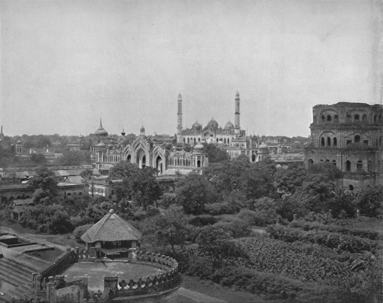 Lucknow, am Fluss Gumti, 19. Jahrhundert von Unbekannt