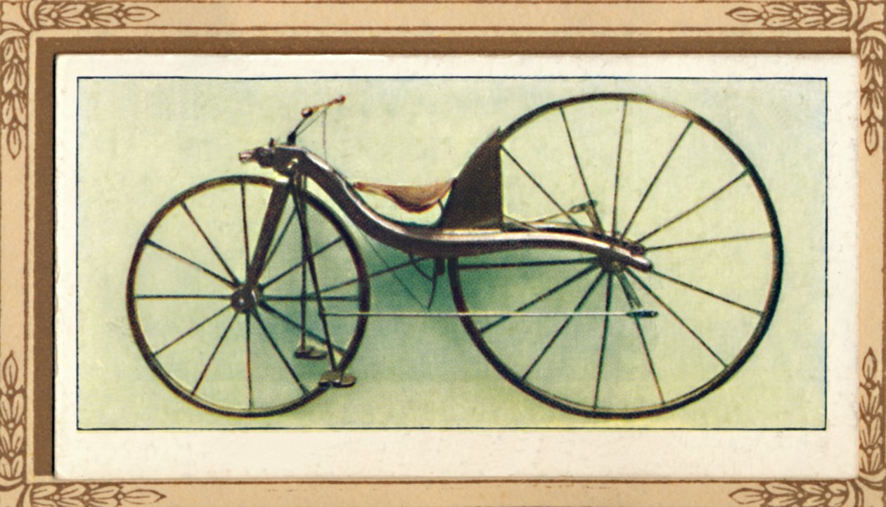 Macmillans Hebelgetriebenes Fahrrad, 1839, 1939 von Unbekannt