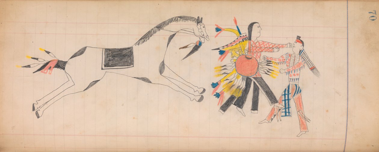 Maffet Ledger: Zeichnung, ca. 1874-81 von Unbekannt