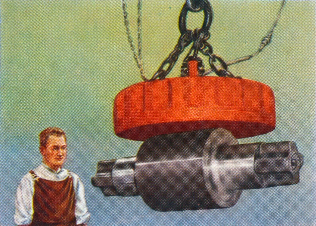 Magnet, der 46 Tonnen hebt, 1938 von Unbekannt
