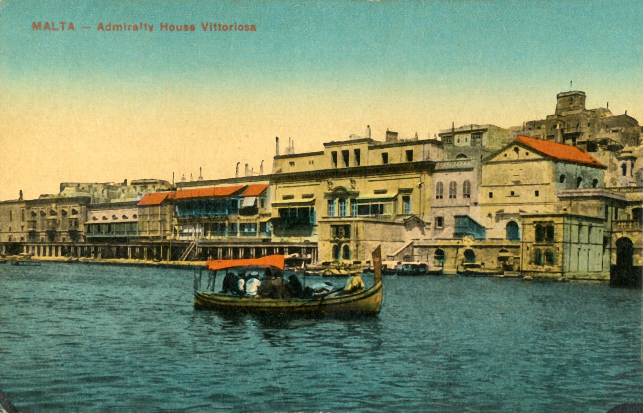 Malta - Admirality House Vittoriosa, ca. 1918-1939 von Unbekannt