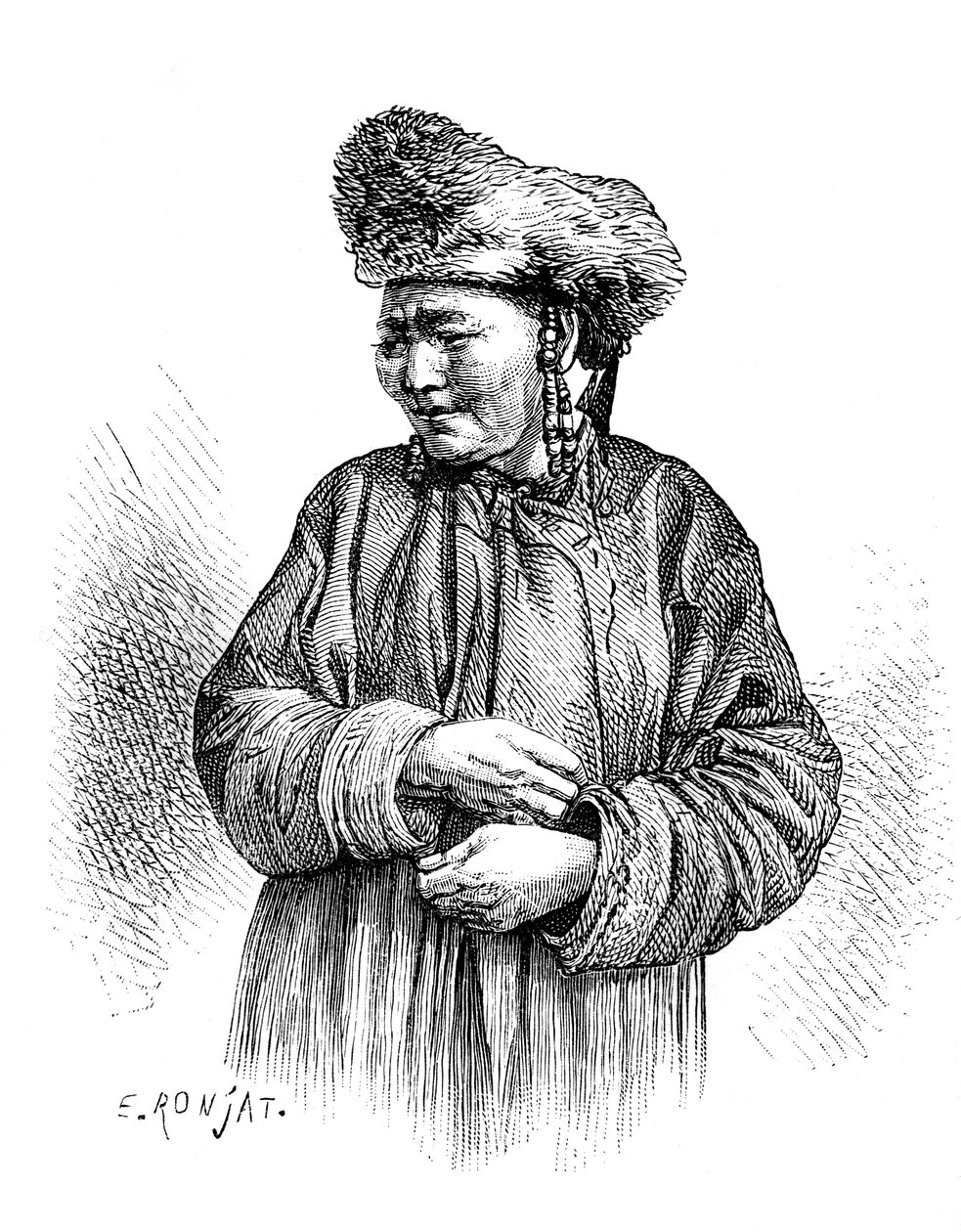 Mandschu-Frau, um 1890 von Unbekannt