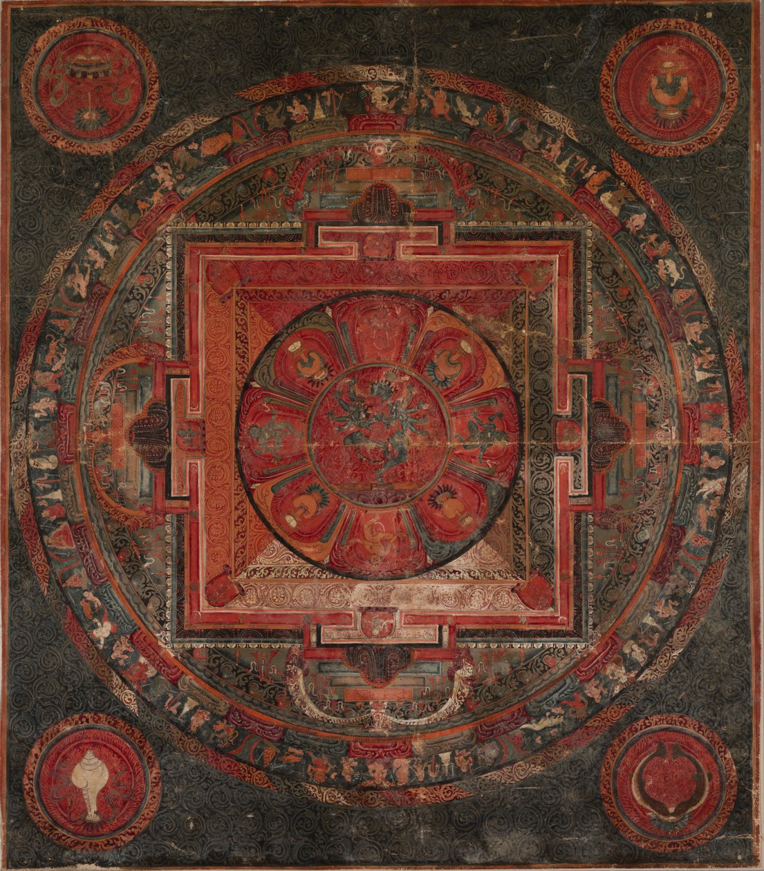 Mandala, spätes 15. Jahrhundert von Unbekannt