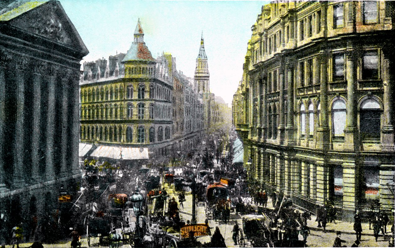 Mansion House und Cheapside, London, frühes 20. Jahrhundert von Unbekannt
