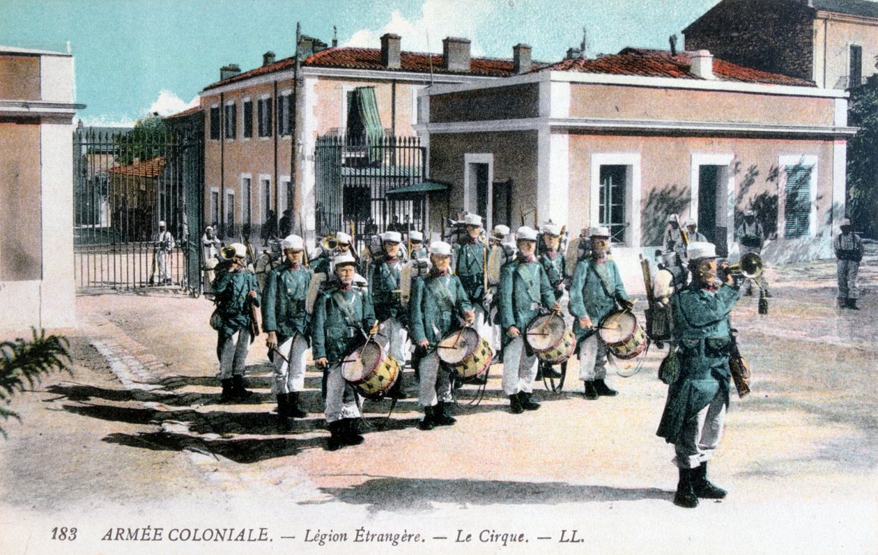 Marschkapelle, Französische Fremdenlegion, um 1910 von Unbekannt
