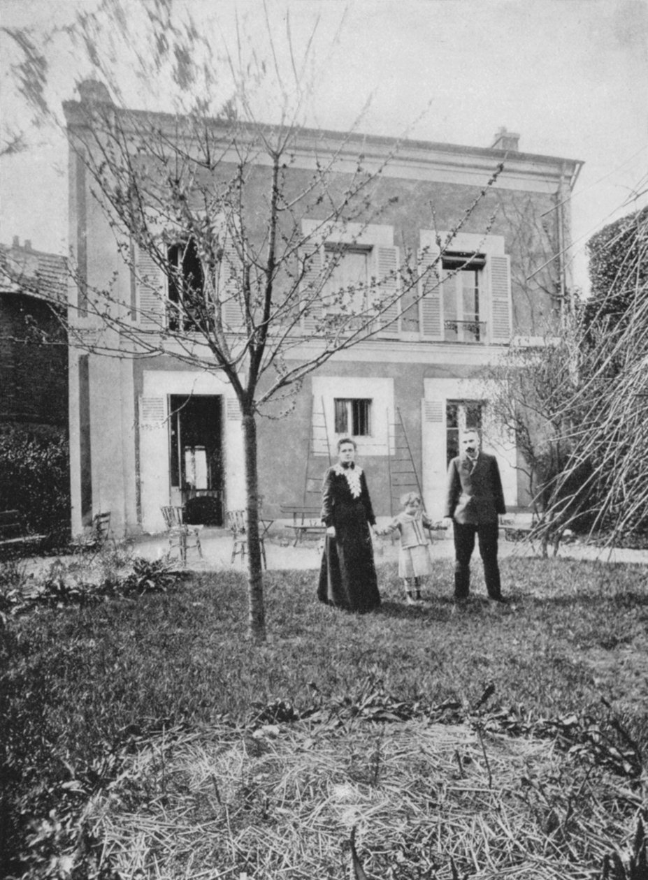Marie 1867-1934 und Pierre 1859-1906 Curie von Unbekannt