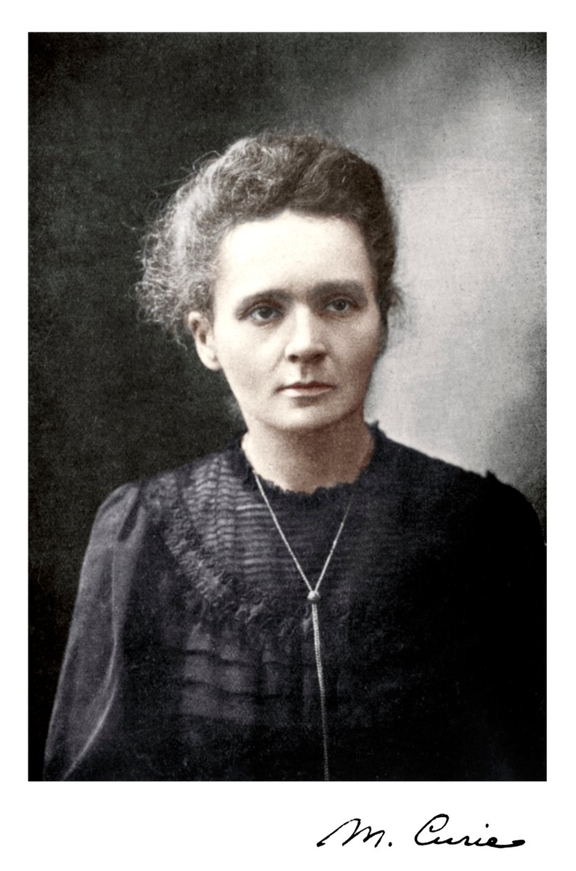 Marie Curie, polnisch-französische Physikerin, 1917 von Unbekannt