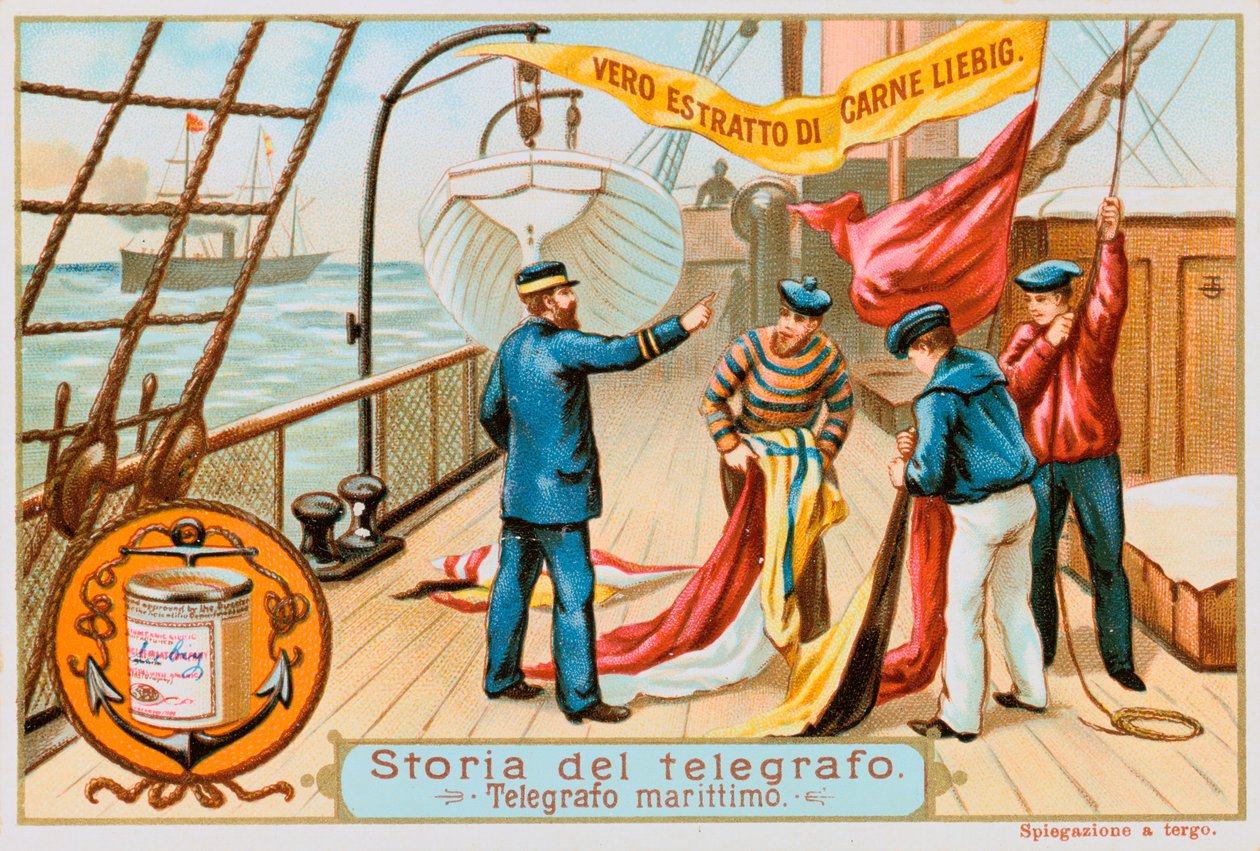 Maritimes Telegraph, ca. 1900 von Unbekannt