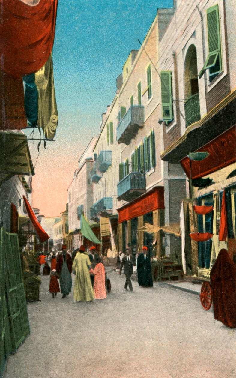 Marktstraße, Suez, Ägypten, 20. Jahrhundert von Unbekannt