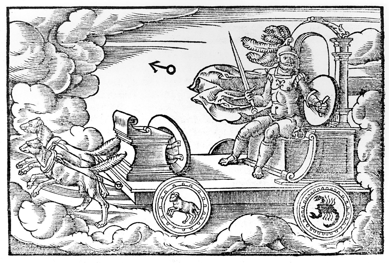 Mars, römischer Kriegsgott, 1569 von Unbekannt