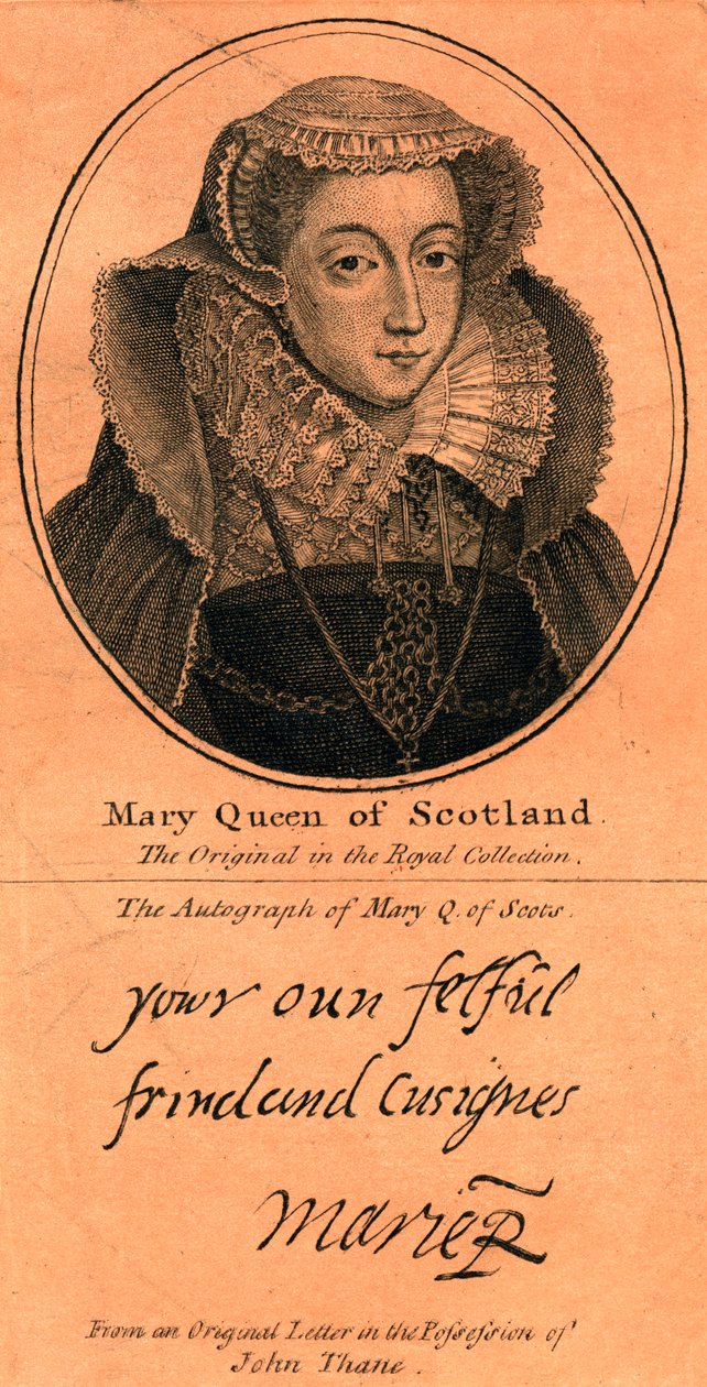 Maria Stuart, 1542-1587 von Unbekannt