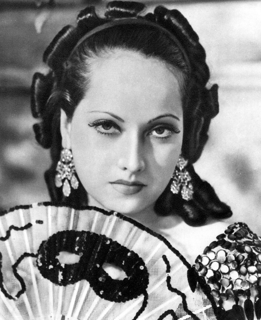 Merle Oberon, britische Filmschauspielerin, 1934-1935 von Unbekannt