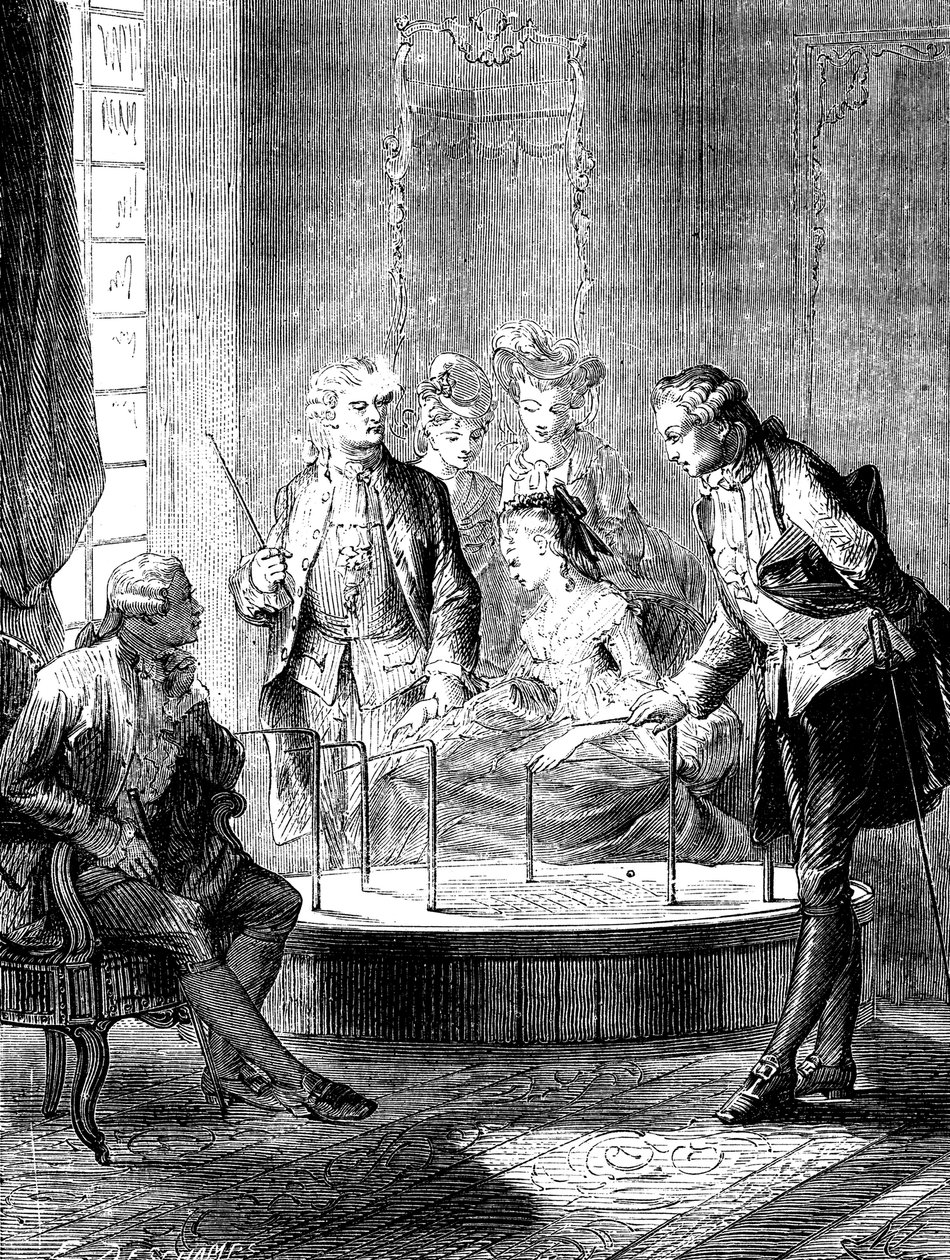 Mesmers Wanne, ca. 1870 von Unbekannt