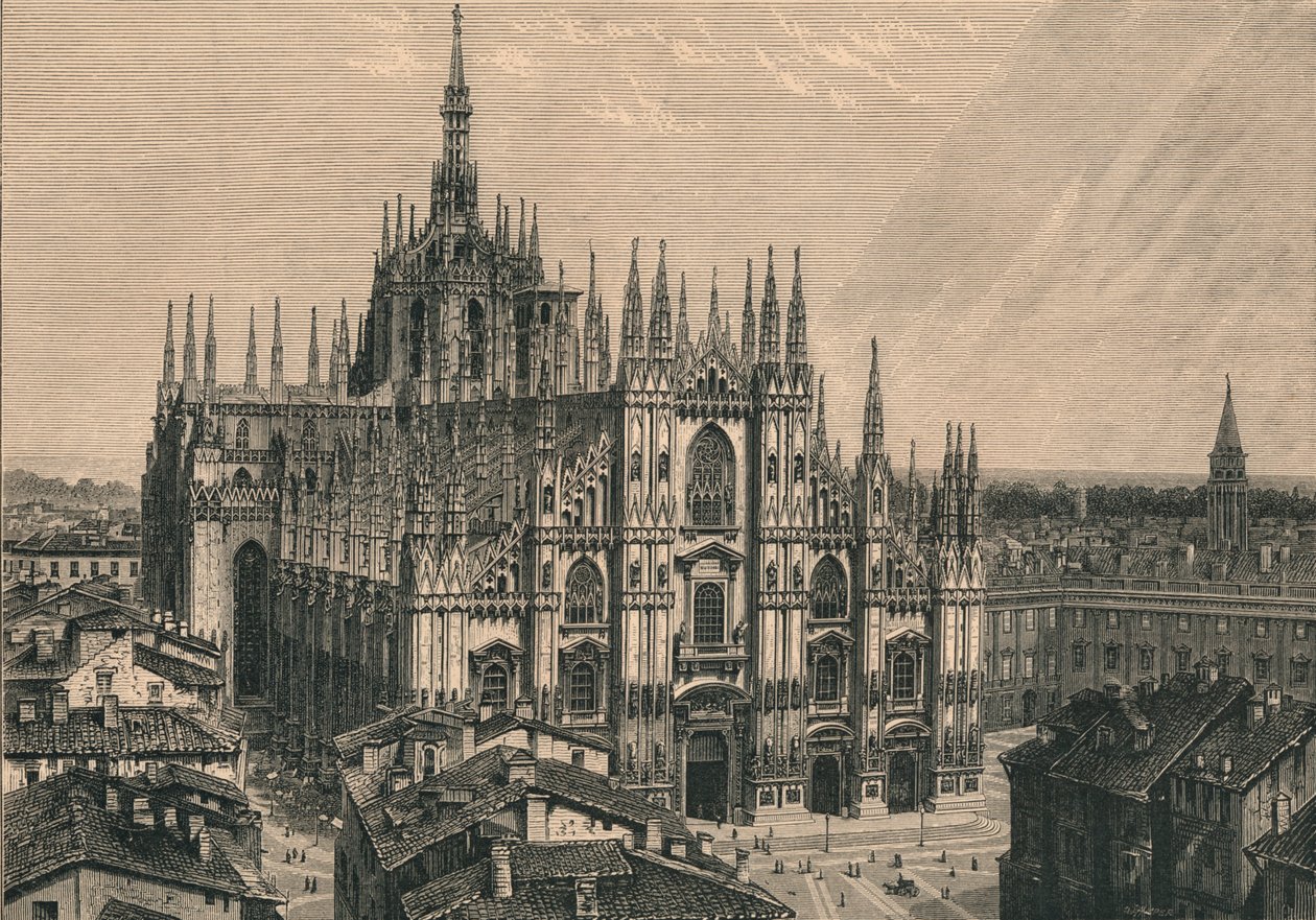 Mailänder Dom, 1873 von Unbekannt