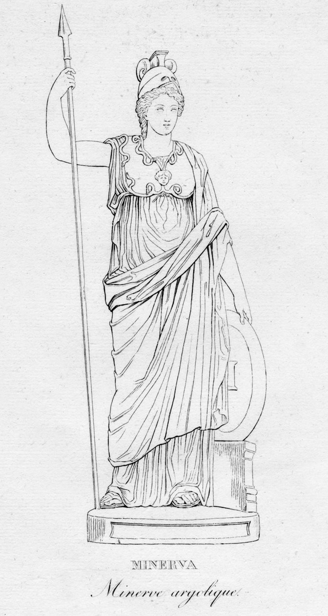 Minerva Minerve argolique von Unbekannt