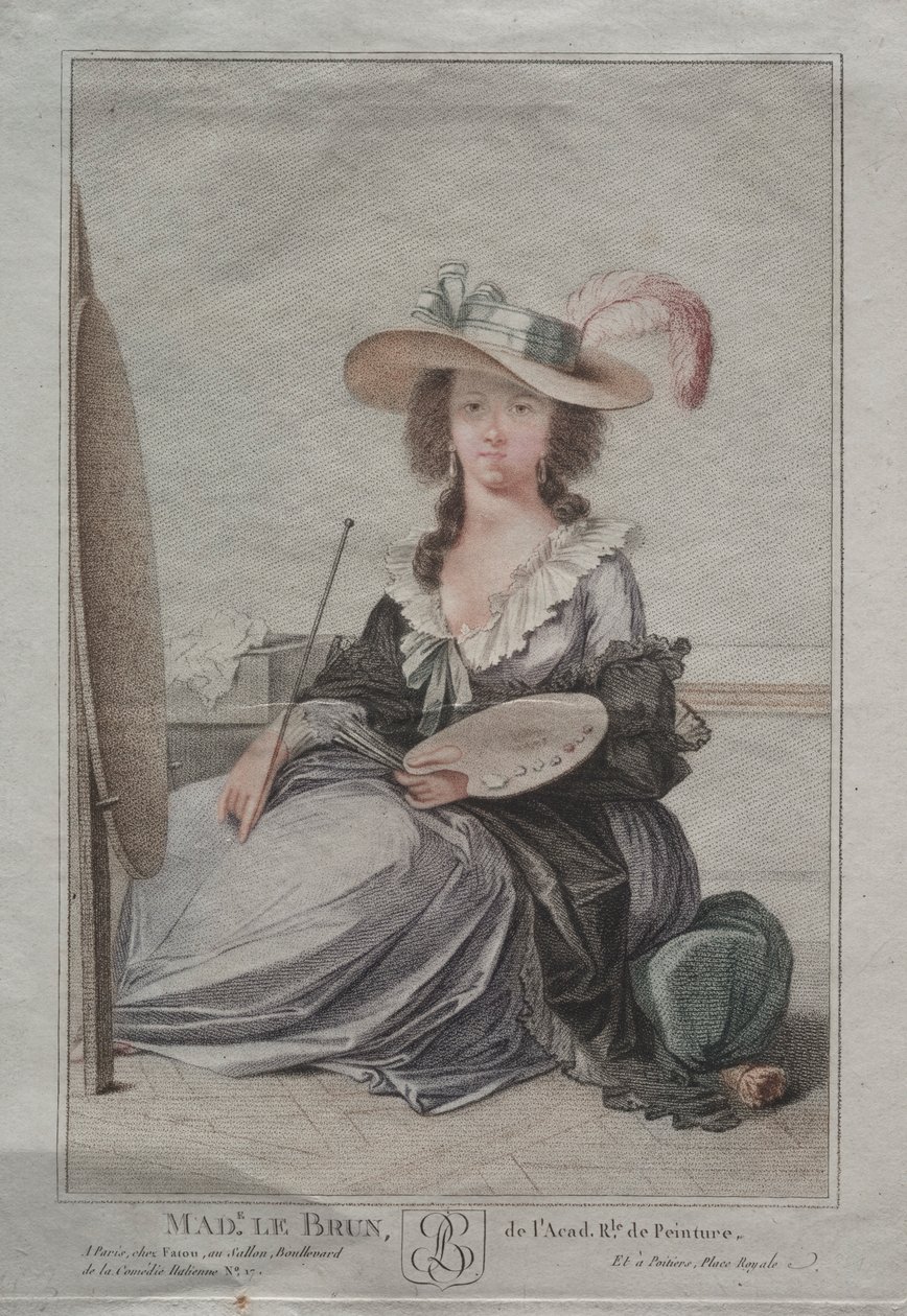 Mme Vigée Lebrun, ca. 1800 von Unbekannt