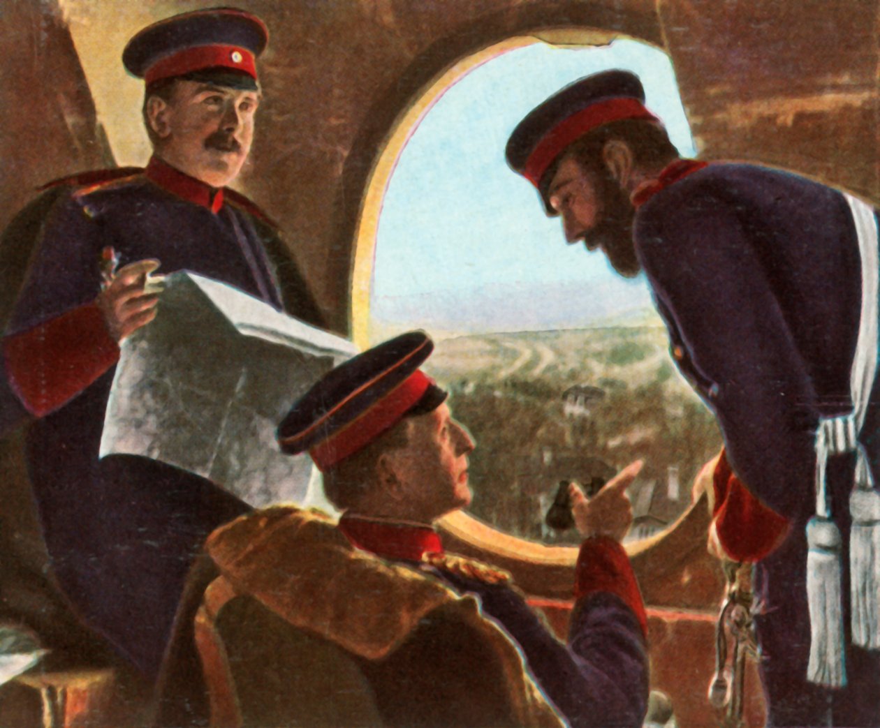 Moltke in Paris, September 1870, 1936 von Unbekannt