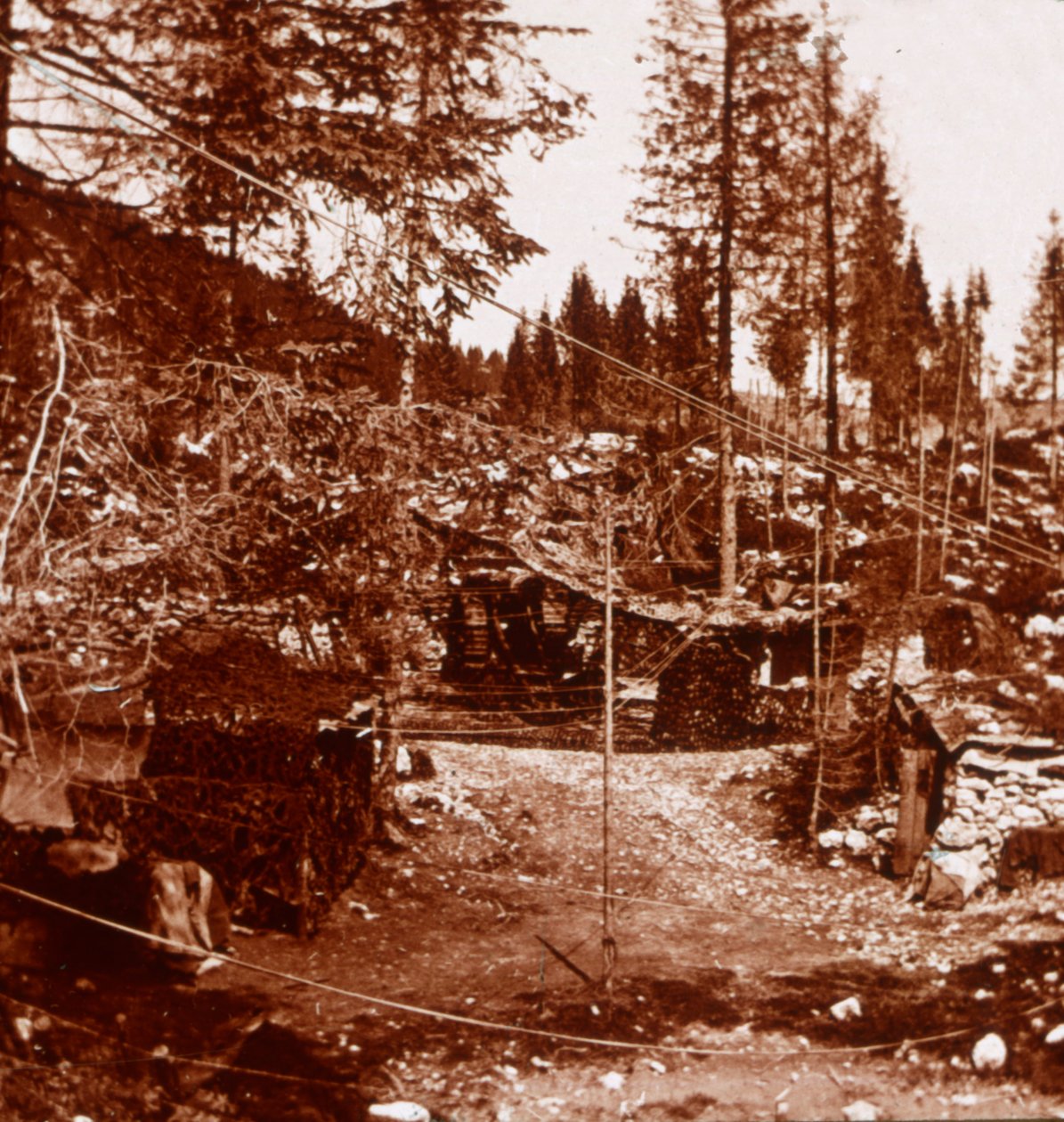 Monte Tomba, Italien, ca. 1914-1918 von Unbekannt