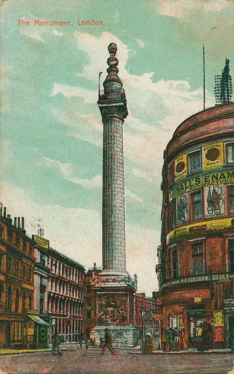 Monument, London von Unbekannt