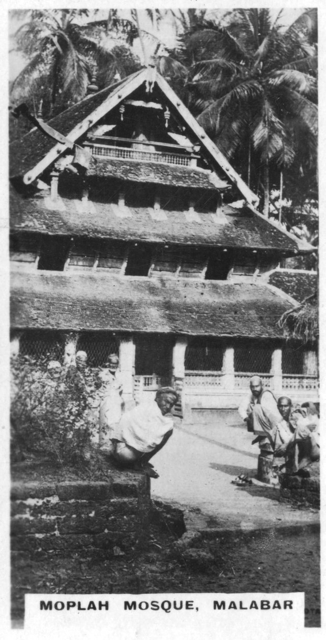 Moplah-Moschee, Malabar, Südindien, um 1925 von Unbekannt