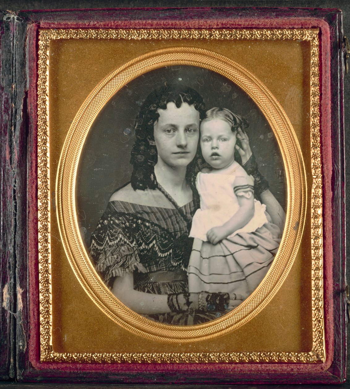 Mutter und Kind, ca. 1855 von Unbekannt
