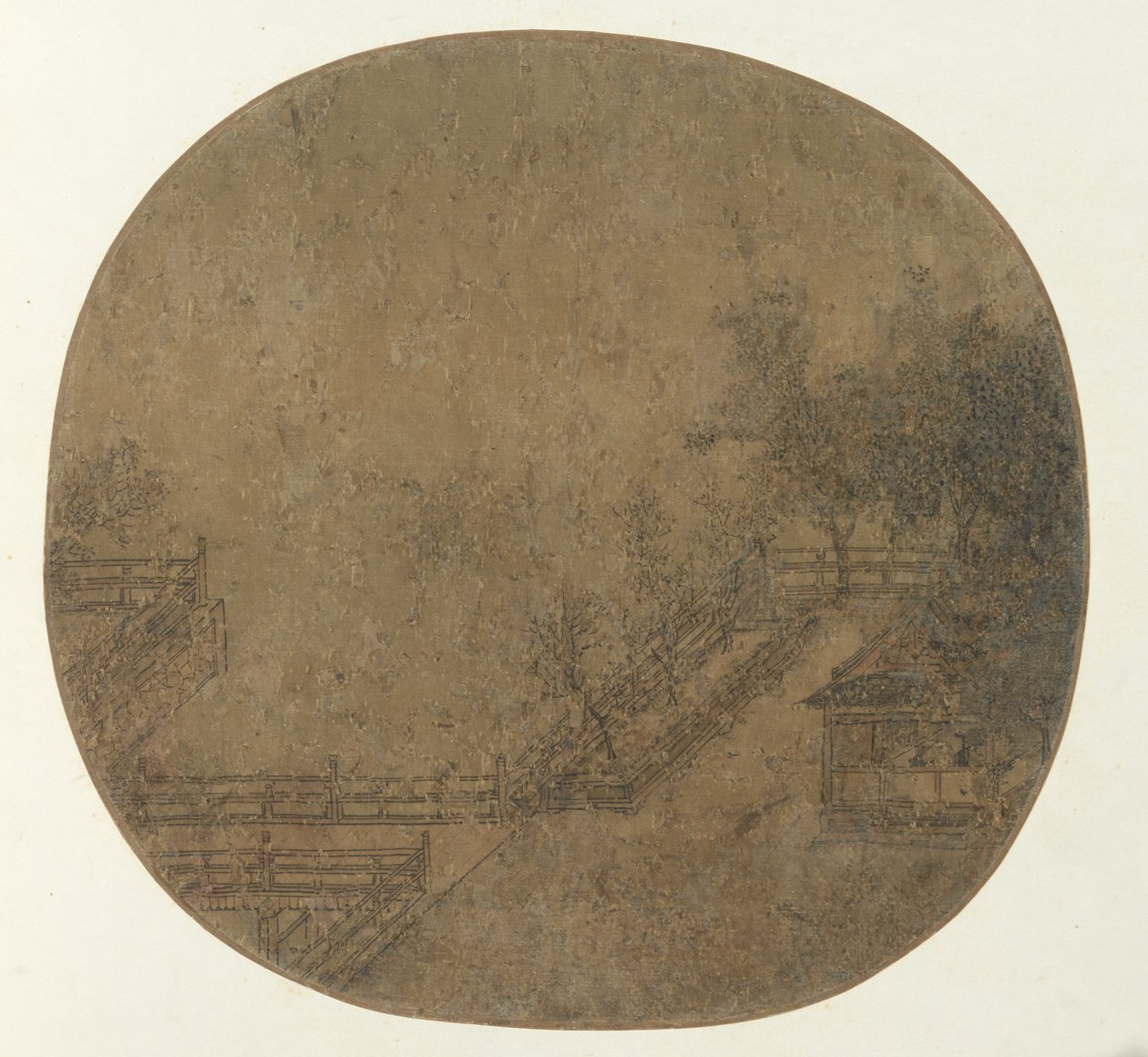 Bergterrasse und Pavillon, 960-1279 von Unbekannt