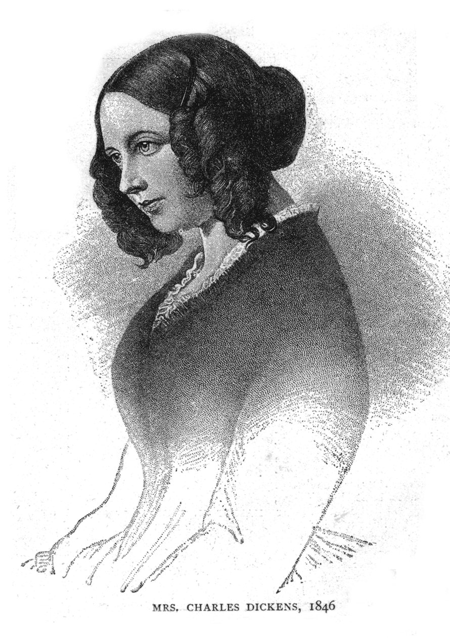 Mrs. Charles Dickens, 1846 von Unbekannt