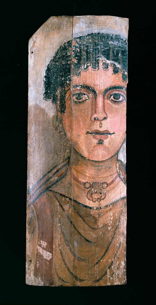 Mumienporträt, 90-110 n. Chr. von Unbekannt
