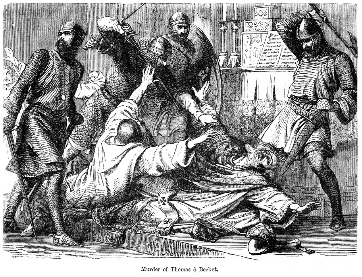 Mord an Thomas Becket, 1170 von Unbekannt