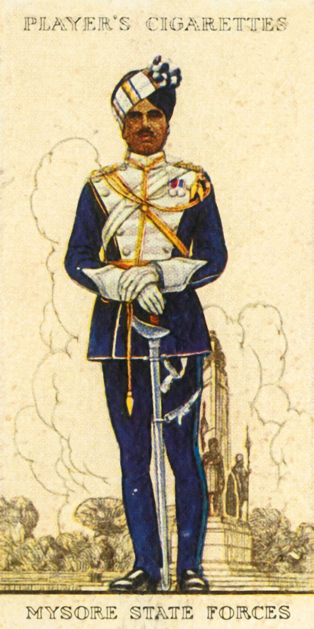 Streitkräfte des Staates Mysore, 1936 von Unbekannt