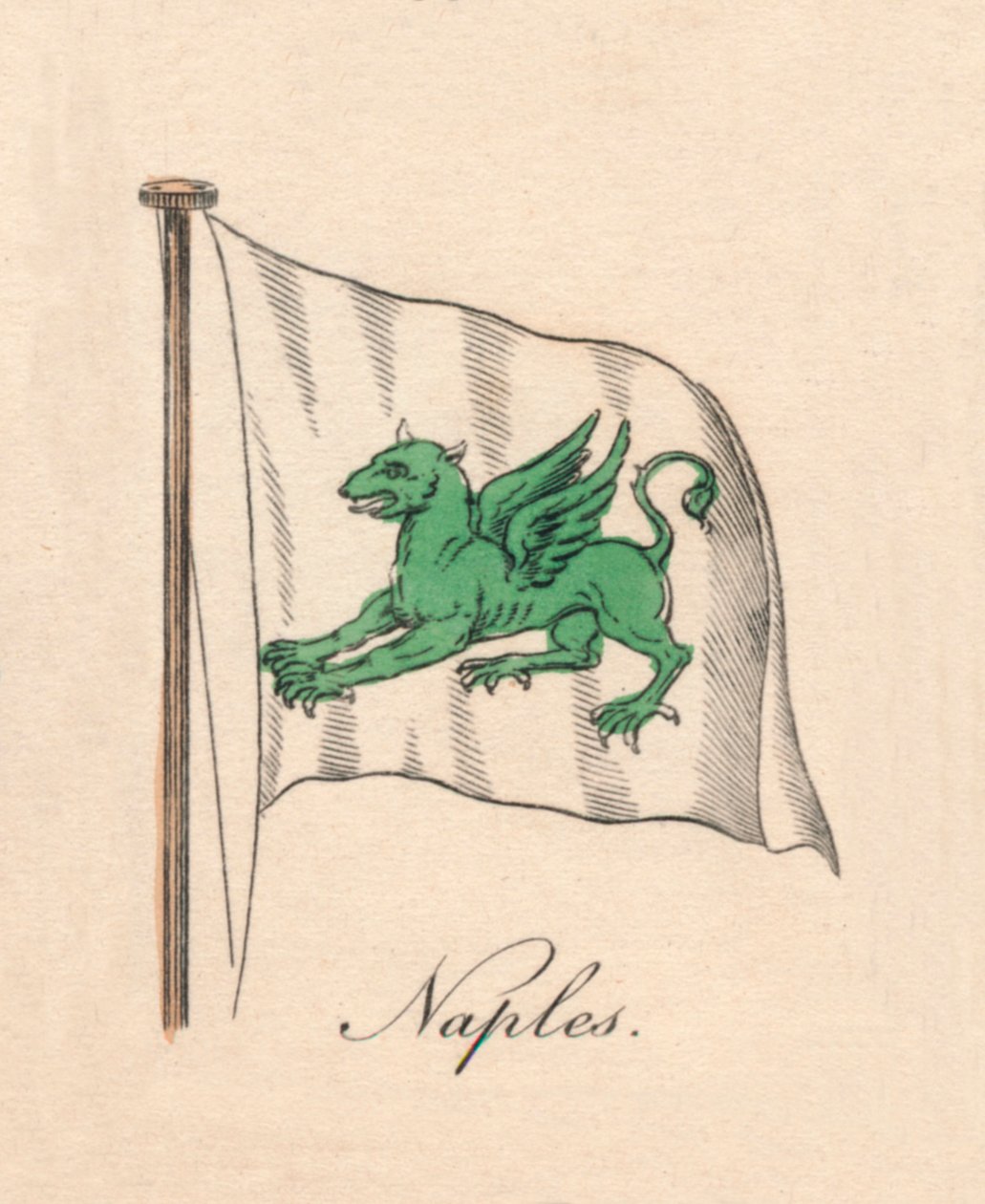 Neapel, 1838 von Unbekannt