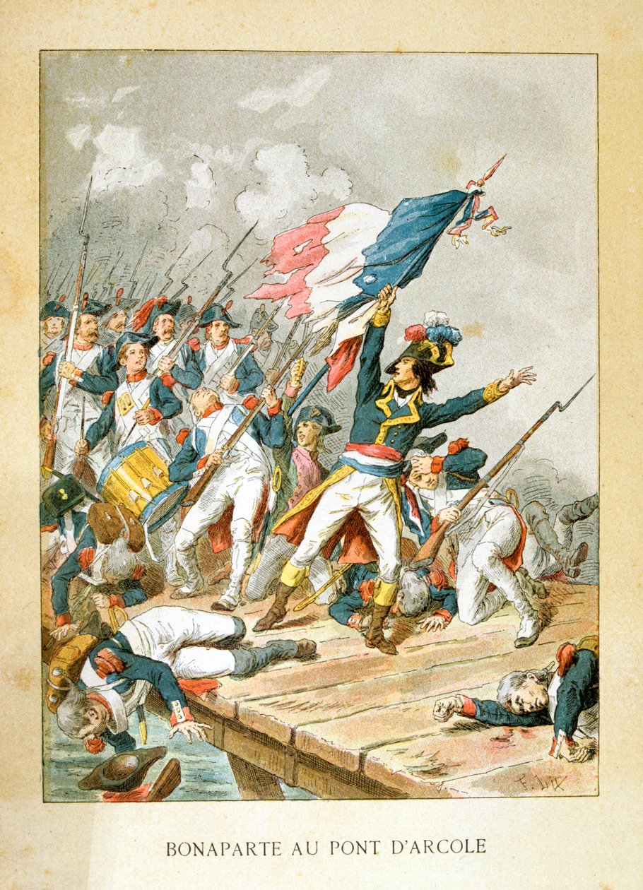 Napoleon an der Arcola-Brücke, 15. November 1796 von Unbekannt