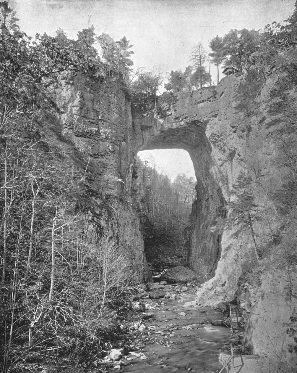 Natural Bridge, Virginia, USA, um 1900 von Unbekannt